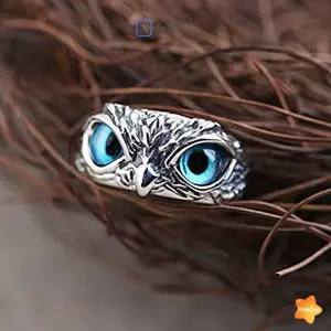 Đôi Mắt Cá Tính Hình Cú Nhẫn Thời Trang Vintage Nhẫn Trang Sức Dự Tiệc Quà Tặng Mới