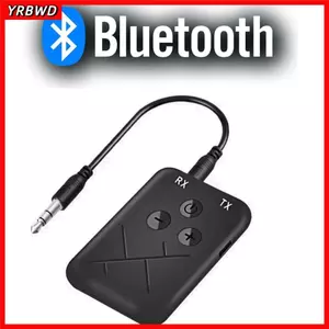 Bộ thu Bluetooth không dây YRBWD, Bộ phát 2 trong 1 Jack 3,5 mm, Dongles Bluetooth màu đen âm thanh nổi bền bỉ
