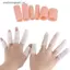 VFZ 5 chiếc silicone gel ống băng ngón tay bảo vệ ngón chân chân chân giảm đau chăm sóc bàn chân OTE