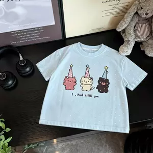 Áo thun thời trang phù hợp cho bé gái mùa hè (90-170)