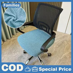 1 Miếng Nhung Văn Phòng Ghế Coverputer Xoay Ghế Đàn Hồi Hiện Đại Trượt Có Thể Giặt Được Dép Có Thể Tháo Rời Vỏ Bụi