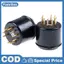 2x mạ vàng 9pin bakelite ống soet kiểm tra tiết kiệm cho 12AX7 ECC83 5670 6DJ8