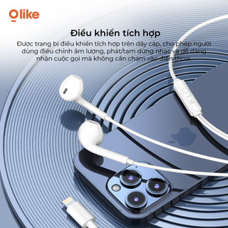 Olike E20 Tai Nghe Có Dây Type-C 3.5mm, Có Mic, Cho iPhone Samsung OPPO Xiaomi Vivo Laptop PC