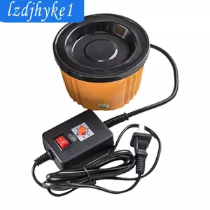 Điện Nóng Keo Nóng Nóng Nồi Thủ Công Keo 100W Bộ Chuyển Đổi Hoa Kỳ Keo Nóng Skillet Cho Hoa Thủ Công Tóc Nối Dài Keo Viên