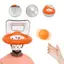 Bộ mũ bóng rổ bơm hơi HFTOY PVC bền hoàn hảo cho các bữa tiệc & lễ hội Ném đồ chơi thể thao không khí sống động có thể đeo được ~