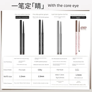 cọ kẻ mắt eyeliner bút kẻ mắt dạng chì chuốt mắt mascara Bút Gel kẻ mắt không nhòe Cheng Shi 'an dành cho người mới bắt đầu