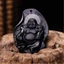 Mặt dây chuyền Phật Obsidian Thích hợp cho mặt dây chuyền đeo hàng ngày