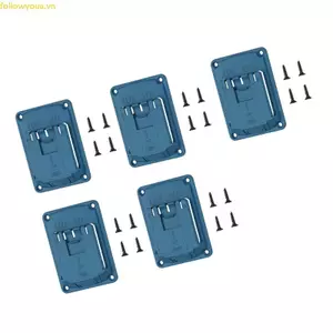 Fol Tiết kiệm không gian ABS Giá đỡ treo tường cho công cụ 18V Lưu trữ hiệu quả 5 miếng
