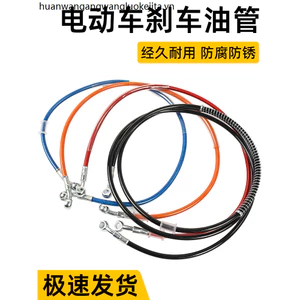 Xe Điện Phanh Đĩa Ống Xe Máy Sửa Đổi Phía Trước Phía Sau Phanh Ống Áp Lực Cao Họng Ống Chống Cháy Nổ