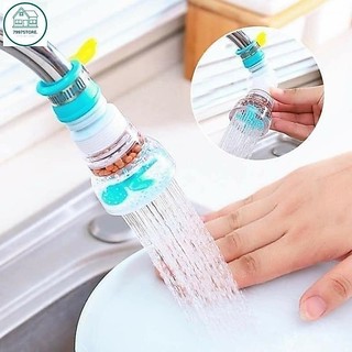 Vòi Tăng Áp Nước  360 Độ, Có Khóa Cổ, Có Cánh Quạt
