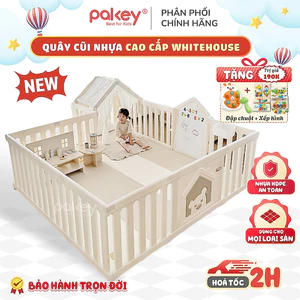 Quây Cũi Nhựa Cho Bé Kiểu Dáng Nhật Bản Chiều Cao Vượt Trội 67Cm, Quây Cũi Nhựa Pakey Cao Cấp Mẫu Mới