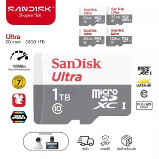 Thẻ nhớ Micro Sandisk Ultra 32GB 64GB 128GB SDSQUNR-032G-064G - 128GB-GN3MN - Bảo hành 60 tháng