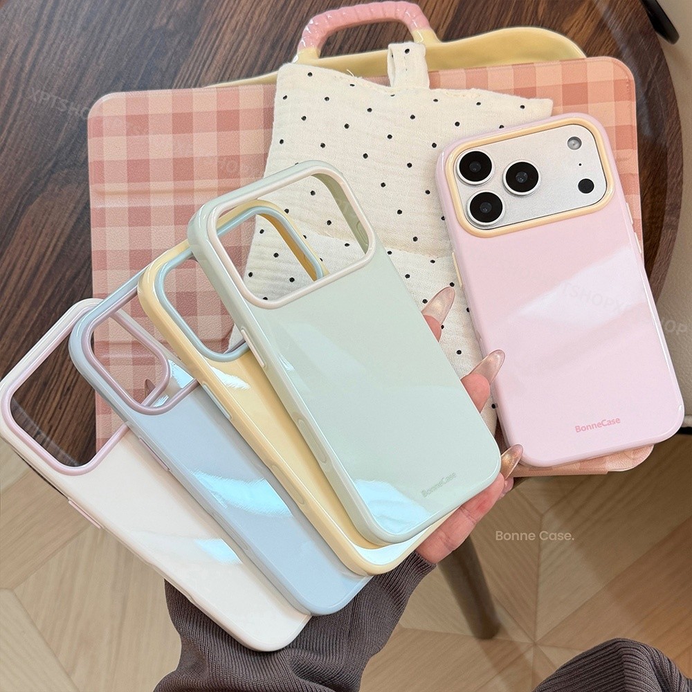 Ốp Điện Thoại Mềm Chữ Đơn Giản Cho iPhone 17 Pro Max 16 15 14 13 Vỏ Bảo Vệ Chống Sốc