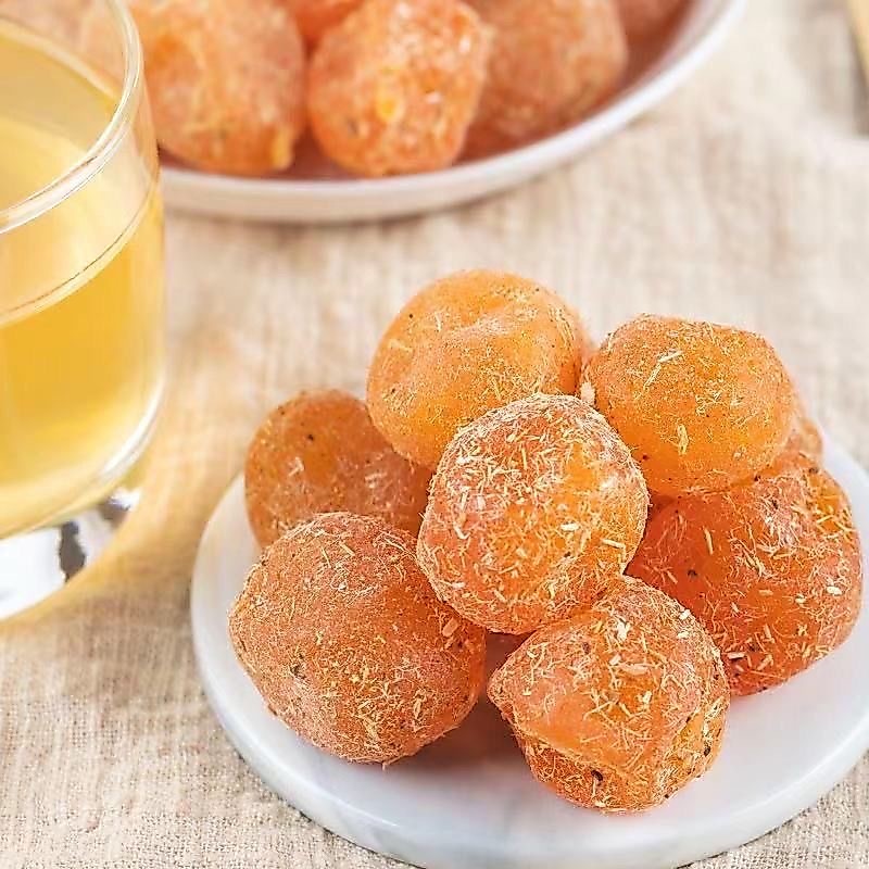 500g Cam thảo Kumquat chín món đích thực Kumquat khô Nuôi dưỡng cam thảo chua ngọt Họng ngon Không thêm trái cây mía Trái cây sấy khô Đồ ăn nhẹ thông thường