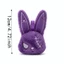 QEARY Thỏ Gothic, Nhỏ Gọn Handmade-look Halloween Plushie, Búp Bê Quirky Màu Trơn Bền Nhẹ Stitch Bunny Goth Lovers