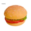 Puppy Hamburger Chew Toy – Đồ chơi chó kêu bằng nhựa Vinyl không độc hại cho răng Thời gian chơi Đồ chơi giải trí răng hàm cho thú cưng bền bỉ cho chó nhỏ đến vừa Đồ chơi thú cưng cho người nhai