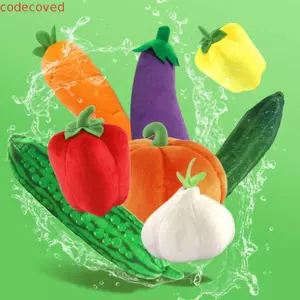 CODECOVED Rau Nhồi Bông, Dưa Hấu Dưa Hấu Tỏi Dâu Trái Cây Đồ Chơi Sang Trọng, Nhà Chơi Giáo Dục Sáng Tạo Mềm Mại Sang Trọng Mô Phỏng Trái Cây Đạo Cụ Trò Chơi Rau Củ
