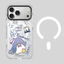 Phim Hoạt Hình Pha Lê Đá Từ Cá Heo Trong Suốt Ốp Lưng Điện Thoại iPhone 17 Pro Max 16 15 14 13 17air 16Plus Ốp Cứng Chống Sốc Bảo Vệ Vỏ