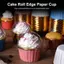 AA 50 Chiếc Nhôm Phim Chất Liệu Muffin Cupcake Cốc Giấy Chống Dầu Cupcake Lót Nướng Khay Hộp Đựng Caissettes Cupcake Bọc Giấy Tiệc Cưới VN
