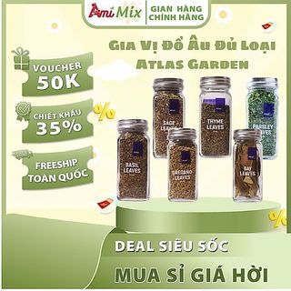 Gia Vị Đồ Âu Đủ Loại Atlas Garden - Tiện Lợi. thơm ngon