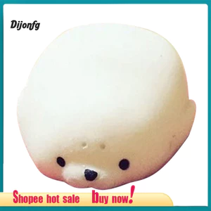 Dễ Thương Mềm Trắng Seal Giảm Căng Thẳng Squishy Bóp Đồ Chơi Chữa Bệnh Người Lớn Trẻ Em