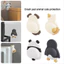 GILL 1 / 2 / 4 Nút chặn cửa, Miếng đệm chống va chạm thiết kế tắt tiếng, Cao su mềm chống trượt Tay cầm tự dính ốp tường