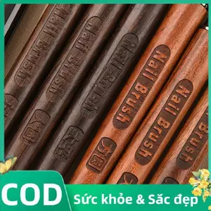 Trong Kho Nail Lót Bàn Chải Tay Cầm Bằng Gỗ Chống-Trượt Tái Sử Dụng Tốt Chi Tiết Làm Móng Tay Công Cụ Cá Tuyết