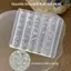 Cod 1 PCS 3D lily hoa sao biển Acrylic móng tay khuôn tự làm móng tay Silicone móng tay nghệ thuật trang trí khuôn