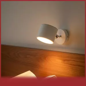 Cod không dây từ 360 xoay dẫn đèn tường với sạc và điều khiển từ xa