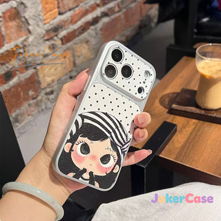 Ốp Lưng Cho IPhone 15 16 17 11 13 14 12 Pro Max Air 16 7 8 15 Plus Bìa da màu vải thiều cổ điển ngọt ngào