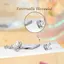 PNPIA- Nhẫn Nút Bụng Mạ Vàng Sáng Bóng Cubic Zirconia Tinh Tế Không Gây Dị Ứng Trang Sức Cho Lễ Hội Âm Nhạc