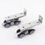 Hợp Kim Kẽm 4 / 8 Bánh Xe Trượt Cửa Gỗ Treo Bánh Xe Tủ Quần Áo Cửa Trượt Ròng Rọc Cửa Phòng Tắm Treo Đường Sắt YK