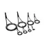 JRP 8 Chiếc 8 Kích Thước Cần Câu Hướng Dẫn Đầu Vòng Tròn Cực Bộ Sửa ChữaFishing JRP
