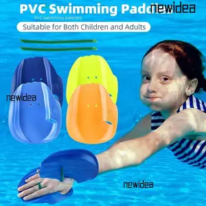 NEWIDEA Vây Tay, Mái Chèo Bơi Có Thể Điều Chỉnh PVC, Nhẹ Thoải Mái Tiện Dụng Chống Trượt Bơi Tay Mái Chèo Thể Dục Bơi