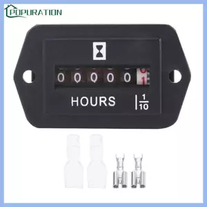 POP Tractor-Diesel Engine LCD-Máy đo giờ kỹ thuật số Máy đếm giờ hình chữ nhật