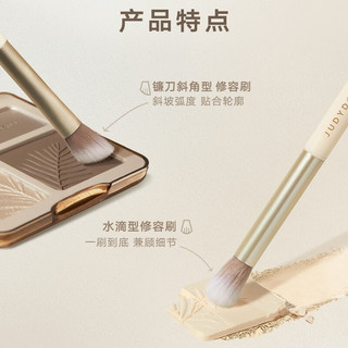 JUDYDOLL Cọ Tán Đường Viền Cọ Tán Đường Viền Hai Đầu Cọ Tán Đường Viền Má