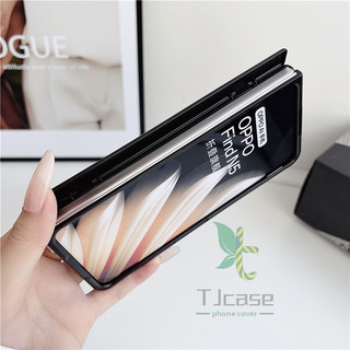 Ốp lưng siêu mỏng mờ bản lề lò xo 2in1 Funda cho Oppo Find N5 Vỏ phim cường lực