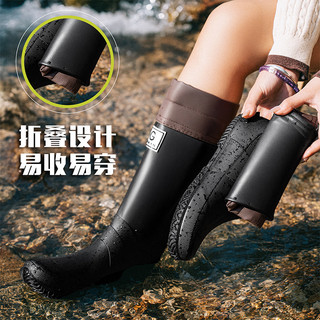 Trẻ Em Ngoài Trời Có Thể Gập Lại Giày Đi Bộ Đường Dài Giày Đi Mưa Nam Nữ Cha Mẹ-Con Phong Cách Lớn Nhỏ Trẻ Em Chống Trơn Trượt Giày Chống Thấm Nước