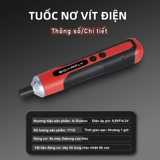 AIMVUKES【Bộ 26 món 9.8V】Bộ tuốc nơ vít không dây Tua vít điện Bộ tuốc nơ vít nguồn chính xác Thiết bị bút0 sạc cho gia