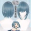Puella Magi Madoka Magica Miki Sayaka Ánh Sáng Xanh Phong Cách Tóc Ngắn Cos Tóc Giả Ngọt Ngào
