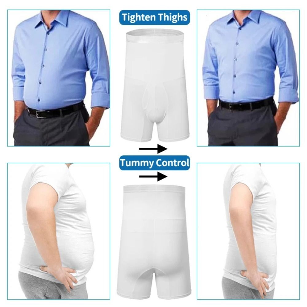 FEDAOG Body Shaper, Giảm Béo Bụng Giảm Bụng Quần Short Kiểm Soát Bụng, Cao Cấp Nén Giảm Béo Định Hình Nam