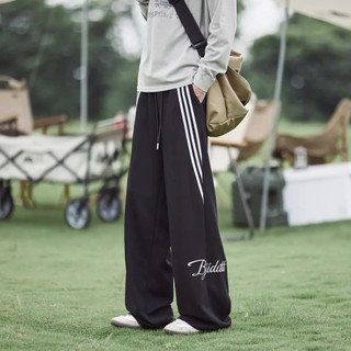 Quần nỉ nam thời trang Mỹ, dáng rộng, phù hợp unisex
