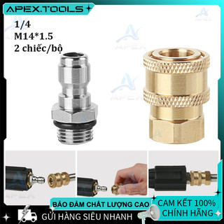 Bộ khớp nối nhanh cho máy rửa xe 14mm 1/4 inch