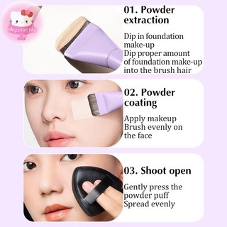 Moonlights Foundation Brush And Makeup Palette Set Foundation Cream Mixing Tool Nail Art Trang điểm Mỹ phẩm Trang điểm Bộ dụng cụ trang điểm EN
