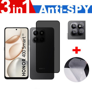 Mặt sau Phim & Bảo vệ Camera & Kính cường lực riêng tư 9H cho Honor 400 Pro 400 200 Smart Lite Pro X9c Smart X8c X7c X7b X6b 5G 4G Bảo vệ màn hình chống gián điệp