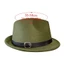 Mũ xô Fedora vải nỉ vành ngắn từ JKDESIGN, phù hợp cho mùa thu