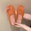 Dép PVC COCODECOVED, Dép Lưới Câu Cá Trong Suốt Mũi Tròn Thạch, Thời Trang Chống Trơn Trượt Đế Thấp Mềm DIY Giày Quyến Rũ Giày Ngoài Trời