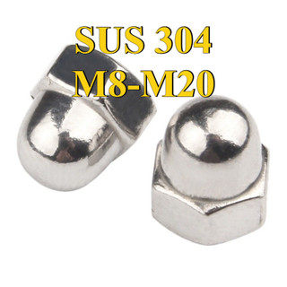Nắp Tán bầu（Chủ đề tốt）, Đai ốc mũ, đai ốc chỏm cầu inox 304 M8 / M10 / M12 / M14 / M16 / M20 [LXY-CB-1]