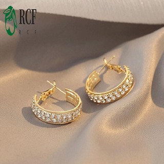 Bông tai hình tròn Opal vàng 18k - Phù hợp làm quà tặng đám cưới