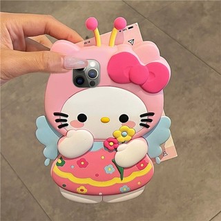 Hoa Hello Kitty Bee Hoạt Hình Dành Cho Honor X8D X6D 400 500 Smart 600 Lite Magic 8 Lite X7D X9D TPU Vỏ Điện Thoại